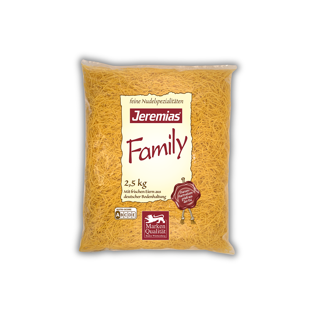Suppennudeln 2mm, Family 2.5kg